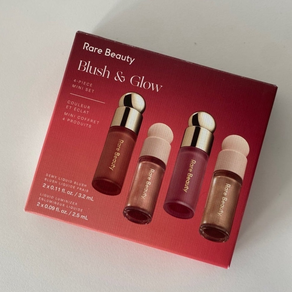 RARE BEAUTY Mini Blush & Glow 4-Piece Set